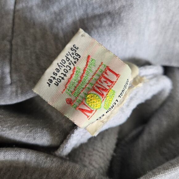 Lemon Collection Univerita Roma Italian Gray College Hoodie - Picture 8 of 9